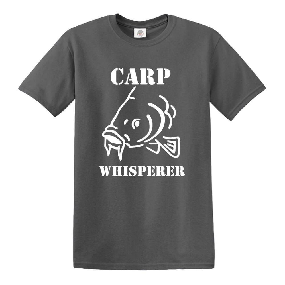 Carp Whisperer Mens Tshirt Carp Fishing Fisherman Angling Gift Present Top