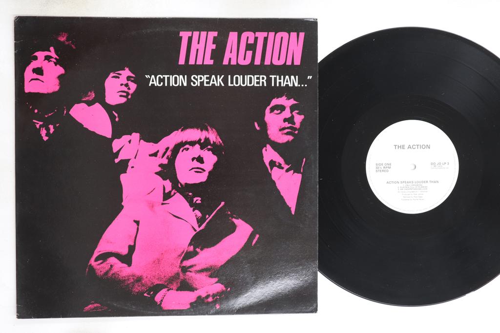 LP Record ACTION - Action Speak Louder Than... DOJOLP3 DOJO 1985 UK Rock Used