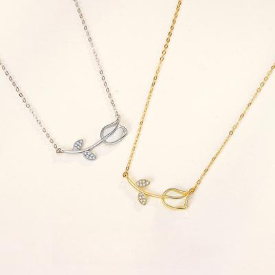 Tulip Necklace Women's Fashion Light Luxury Niche Exquisite Temperament High-end Flower Pendant Accessories