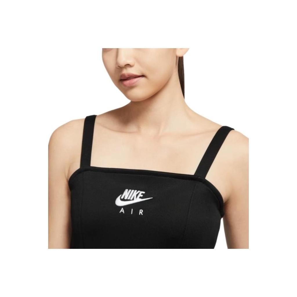 Nike Womens Sports Series Letter Print Sleeveless Jumpsuit Women jumpsuit Black CZ8637-010