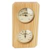 Sauna Thermometer and Hygrometer Golden Plate Wooden Sauna Hygrothermograph,Double   Indoor Humidity Temperature Measurement Hygrometer for Sauna R