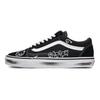 Vans נעלי סקייטבורד Old Skool Graffiti Bear, עמידות להחלקה ושחיקה, נמוכות, יוניסקס, שחור לבן VN000D3HY28(צוות285-)