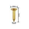 electric guitar bass protective plate screws 3*12mm protective plate rear cover plate socket screws with box packaging HY