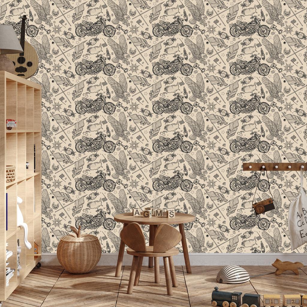 Motorcycles Wallpaper for Living Room and Bedroom 50x1000