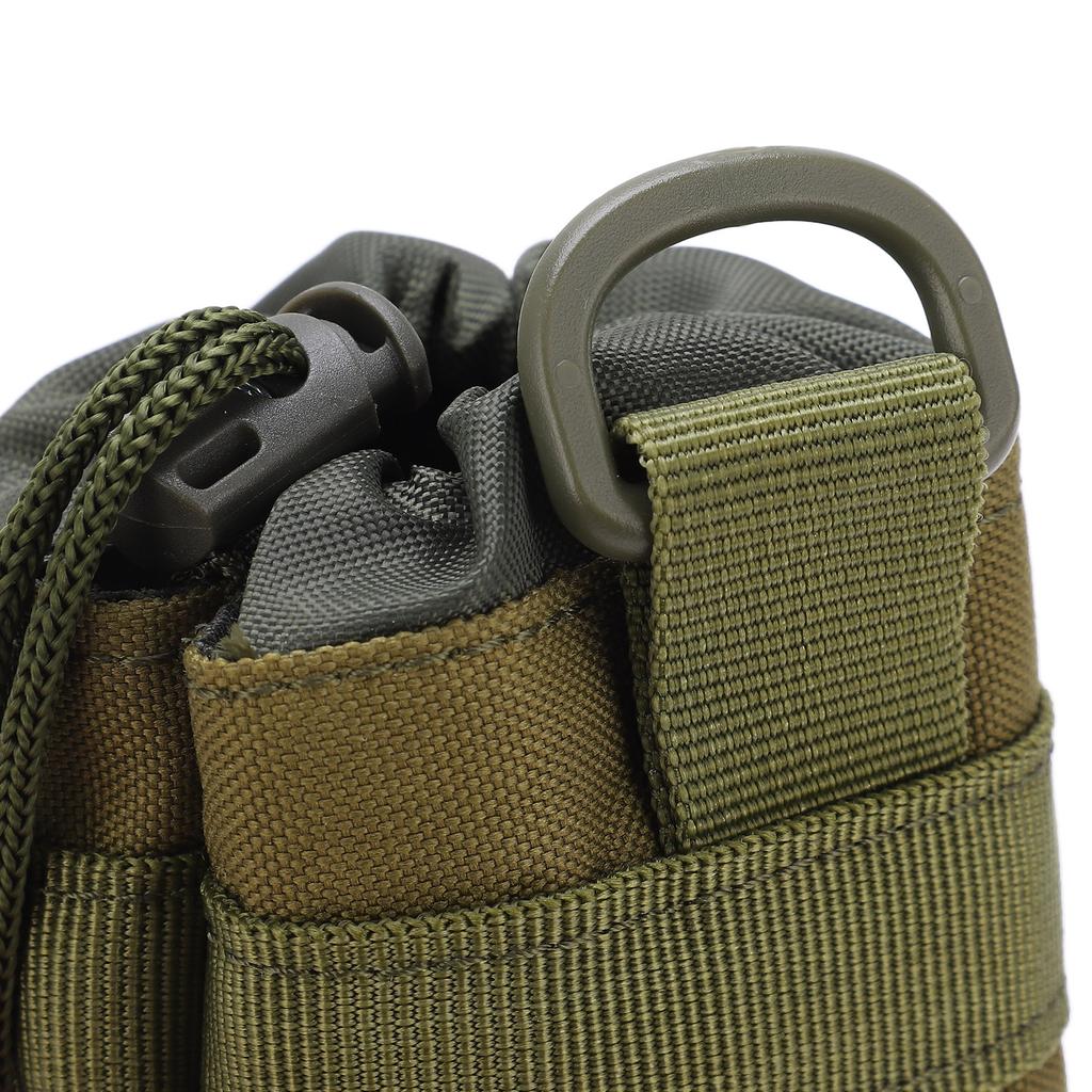Water Bottle Pouch Hand Free Portable Cycling Water Bottle Bag for Outdoor ActivitiesGreen