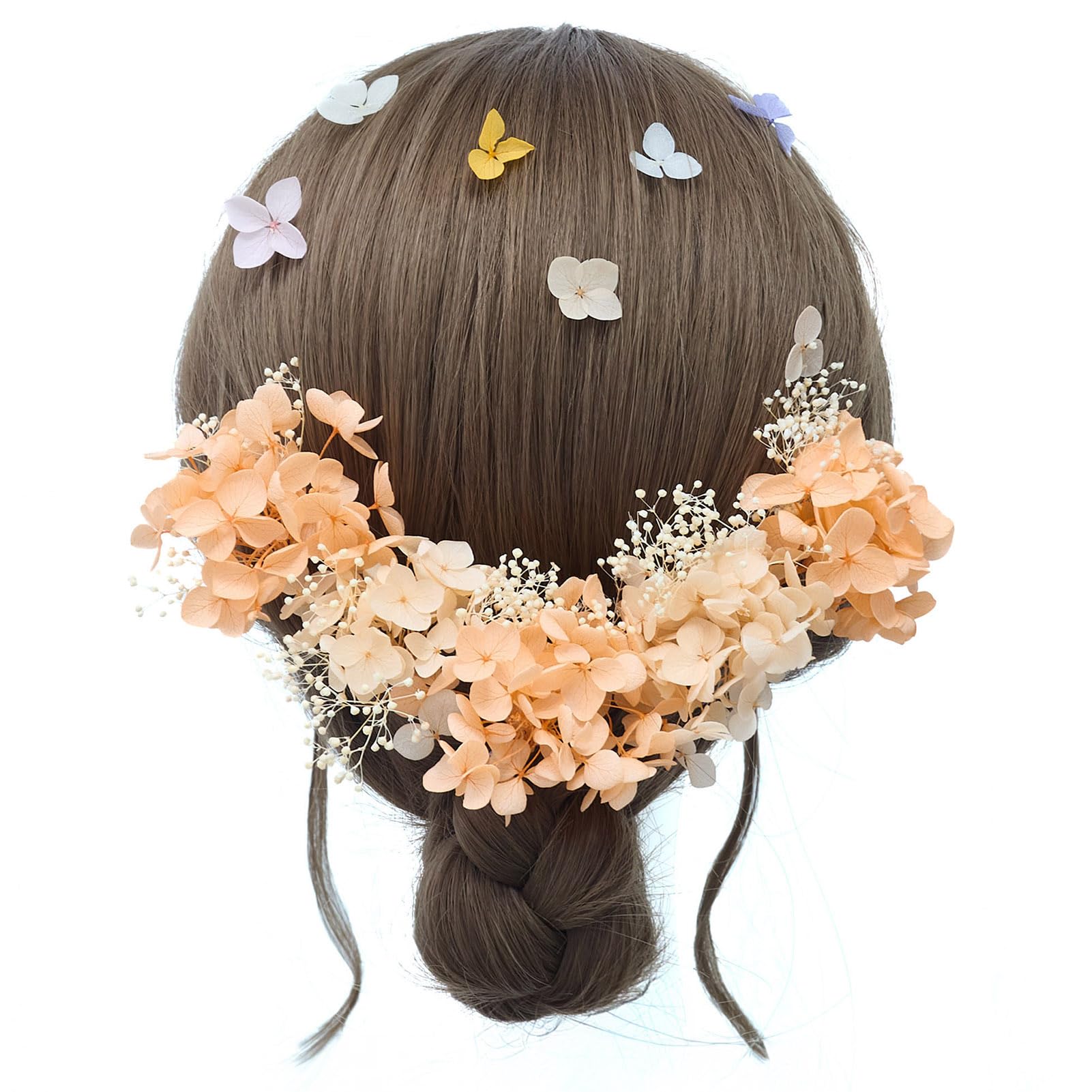 

Hair Preserved Coming of Age 5 Flower Ornament Hair Fireworks Graduation [R-QINYUER] Ornament, Headdress, Flower, Wedding, Bridal, Ceremony, Wedding,