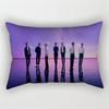 Bangtan Boys Kpop Bts Print Pillowcase Cover Bed Seat Square Pillow Home Cover
