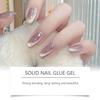 Nail piece solid glue, nail art glue portable soft stable and long-lasting nail shop solid nail glue
