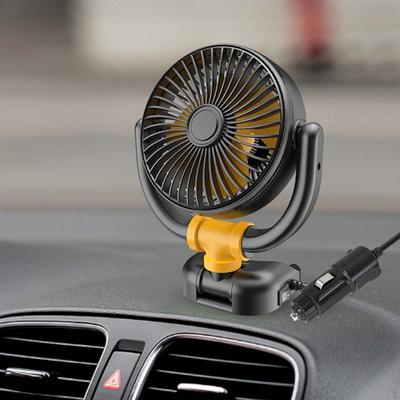 Auto Elektrischer Kühlventilator Einzelkopf Kompakt Starker Wind 360° Drehbarer Luftzirkulator Van Boot