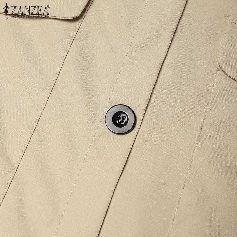 ZANZEA Womens Casual Sleeveless Straps Overalls Dress