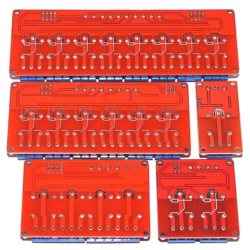 1 2 4 6 8 Channel 5V 12V 24V Relay Module Board Shield with Optocoupler Support High and Low Level Trigger for Arduino