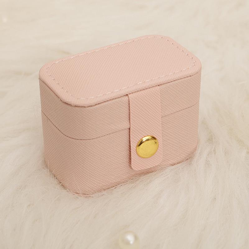 

ПУ Кожа Девушка Портативный Мини Ювелирные Изделия Серьги Серьги-гвоздики Шкатулка Органайзер