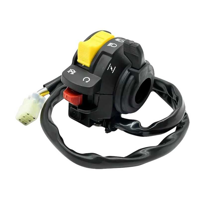 

Left Handlebar Headlight Start Stop Switch Assembly 37400-09F02 Fit for Suzuki ATV Ozark 250 LT-F250 2002-2014 37400-27H00