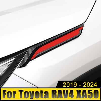 Für Toyota RAV4 2019 2020 2024 2024 2024 2024 RAV 4 XA50 Hybrid ABS Auto Blatt Bord Dekoration Auf Haifischkiemen trim Rahmen Aufkleber