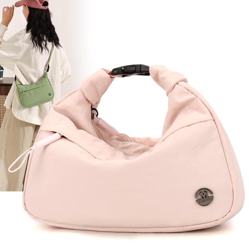 

Crossbody Bag Women s Large Capacity Shoulder Bag Commuter Travel Nylon Bag чорний