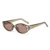 GM European and American small frame retro cat eye sunglasses for women's senior and thin hot-selling men's UV protection sun eye