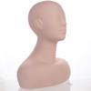 Cap Manichin Jumătate de Corp din Silicon Moale 1 Bucată Mărime Mare Piele Realistă pentru Cosmetologie Practică Machiaj Începători Antrenament