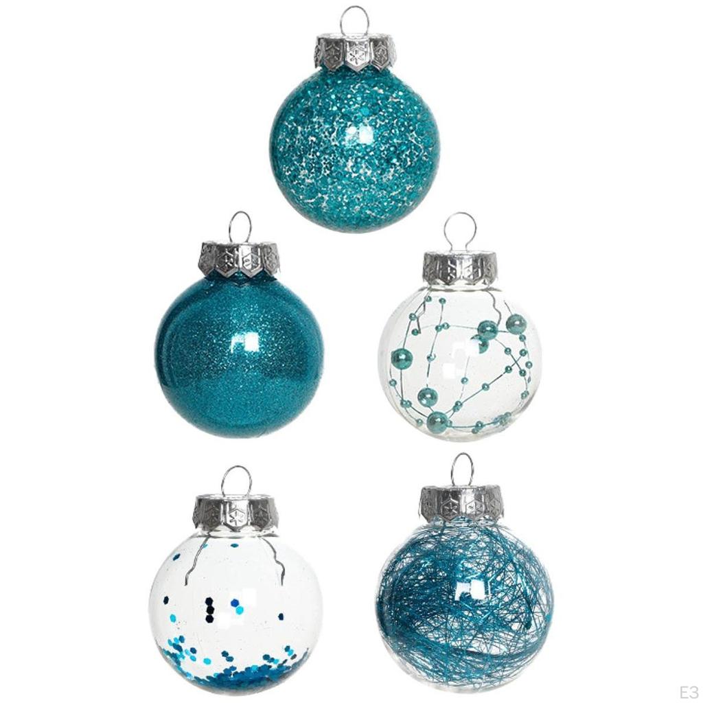 30 Pieces Christmas Tree Ball Ornament Xmas Decorative Bauble Small Pendant for Wedding Holiday