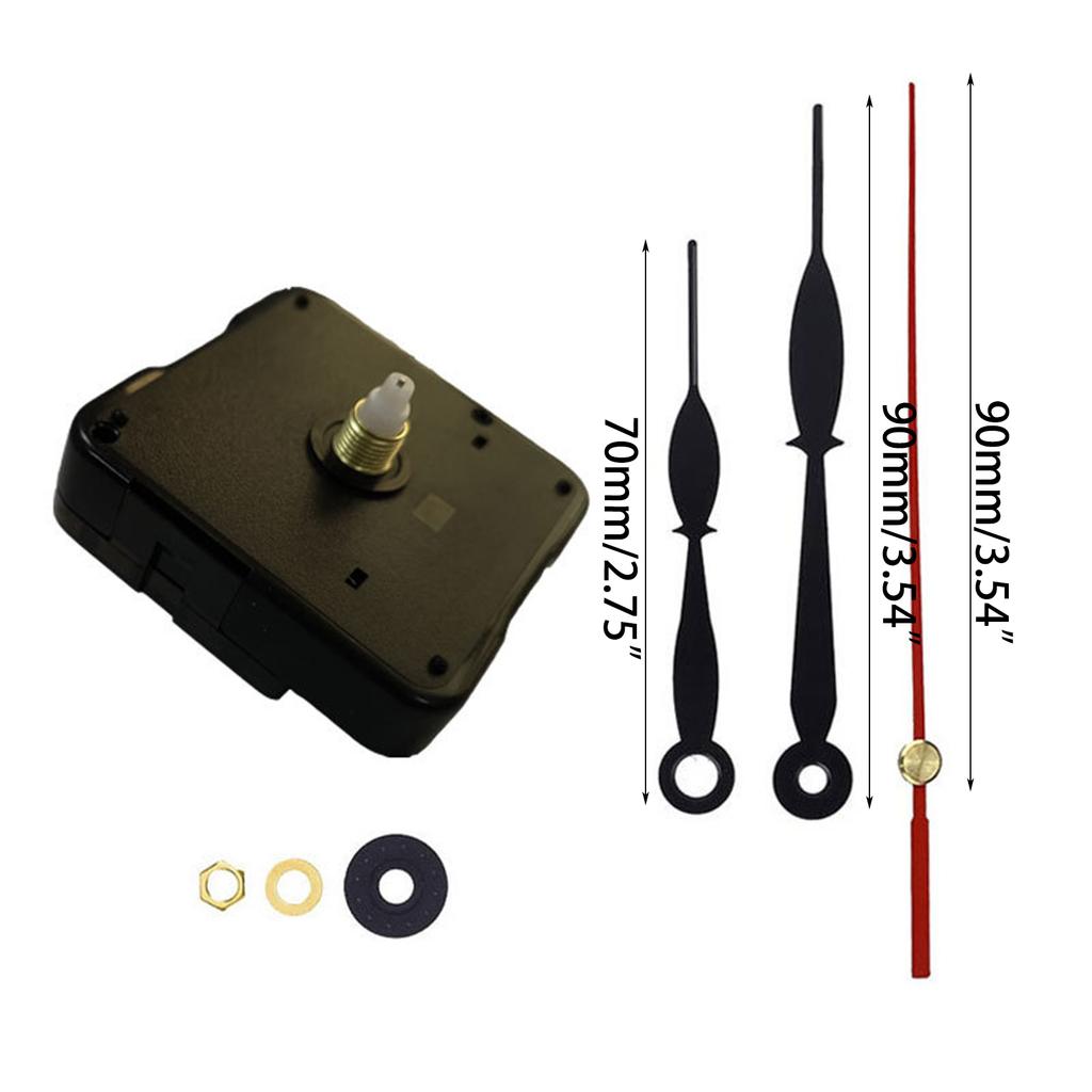 Quartz Clock Accessory Silent Quartz Wall Clock DIY Movement Mechanism Replacement Parts Clock Motor Silent Movement Kit