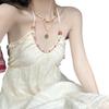 White Beach Backless Spaghetti Strap Maxi Dress - 2026 Summer Fairy