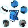 Outdoor Folding Fishing Stool Sturdy Stable Heavy Duty Ice Bag Stool Lightweight Compact Fishing Huntings Use
