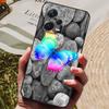 Dla Redmi Note 12 Pro 5G NFC Etui Czarna Pokrywka Lew Wilk Silikonowe Miękkie Tylne Etui Dla Telefonu Xiaomi Redmi Note12 Pro 5G Capa