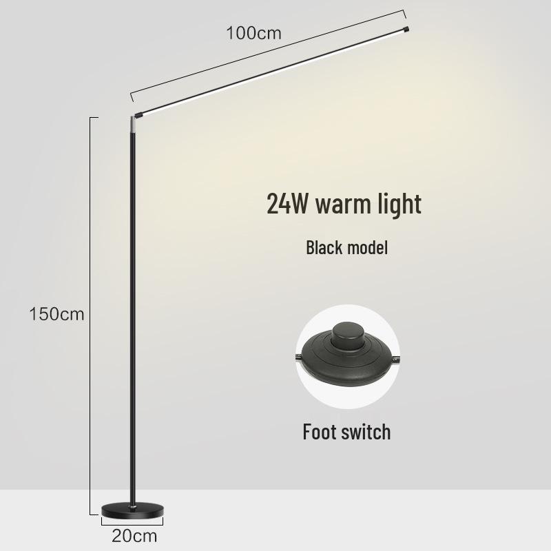 Retractable Super Bright LED Floor Lamp for Living Room, Bedroom, Bedside, Reading, Piano, and Eyelash Extension