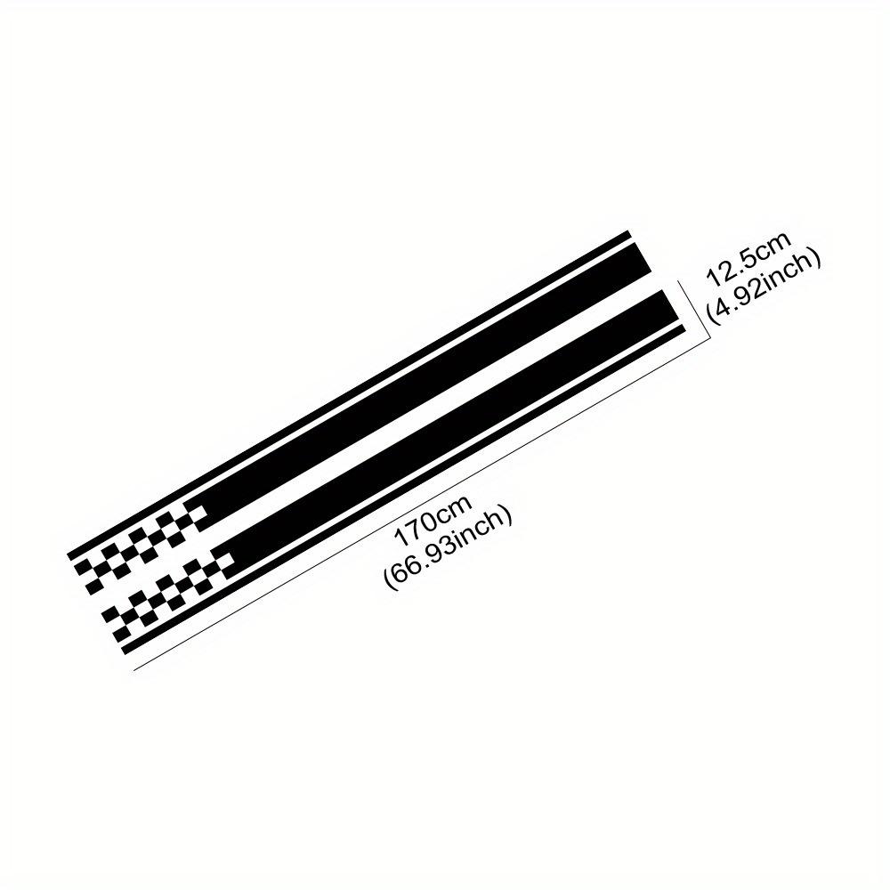 Auto Seitenstreifen DIY Klebeband für MINI Cooper S/One JC