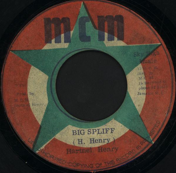 

7inch Record HARTNEL HENRY - Big Spliff NONE MCM Jamaica Reggae, Ska & Dub Used