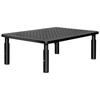 ERGOMAKER Monitor Monitor Desk PC Height Computer Posture Perforated Tabletop No Tools Load Capacity 1 Black Stand, Stand, Tabletop, Stand, Stand,