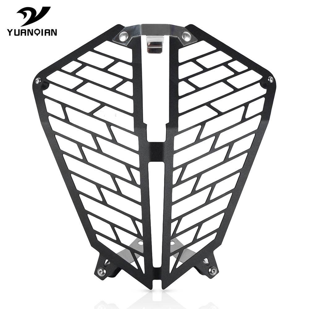 Motorcycle Aluminum Headlight Protector cover grill For 790 Adventure 790 AdventureR/S 790 ADV /R/S -