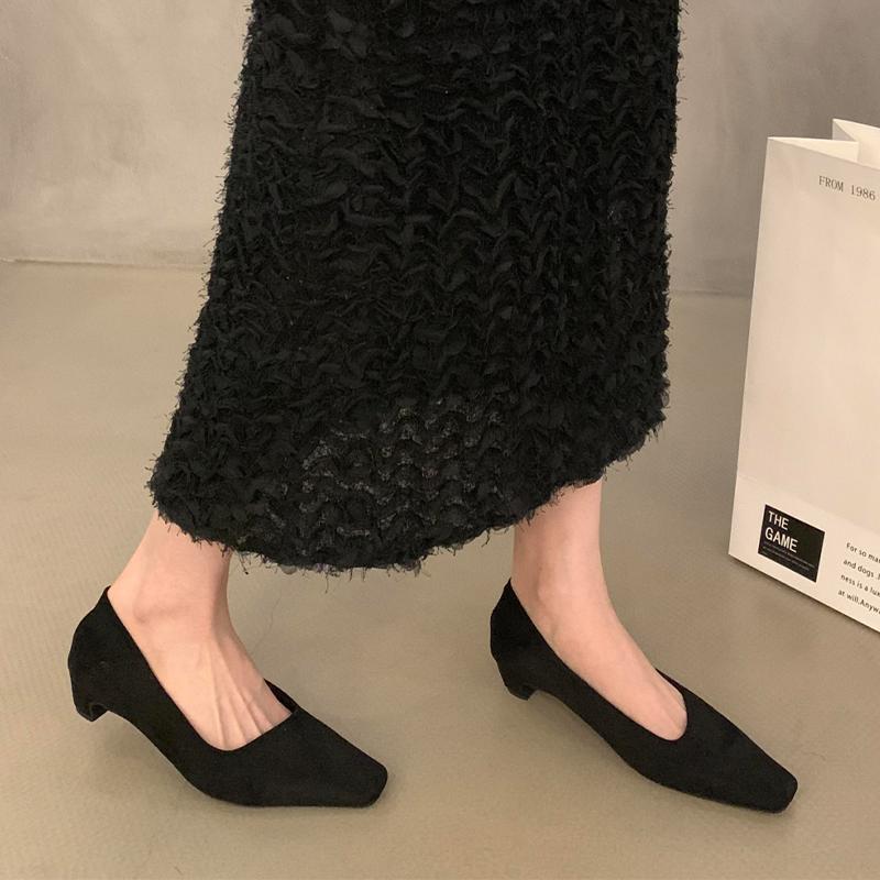 

Elegant Women s Shoes Heeled Square Toe Fashion Shallow Shoes Autumn Party Dress Shoes New Pumps Luxury Mujer Sandalias 39