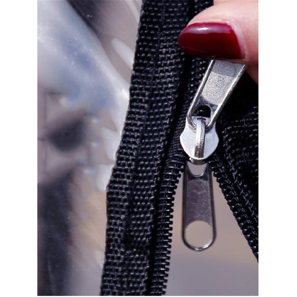 Motorcycle Canopy, Bike Roof Bicycle Sun Visor Shade Tent Umbrella Windshield, Black, Rear Mirror View