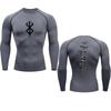 Anime 2D Print Quick-Dry Men's Sports T-Shirt: High Stretch, Tight-Fitting Fitness Wear
