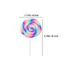 Alasum Miniature Candy Set of 4 Lollipop Vivid DIY Sample Decorations for Pretend Candy Photo Booth Decorations Toys, Charms, Colors, Play,