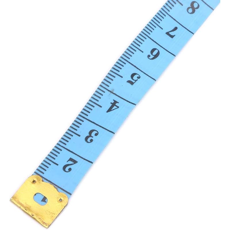

Eclet Durable Soft Sewing Tailor Tape Body Measuring Dress-Making Measure Ruler, 1.50 Meter, 150 Cm, Multicolour(D) 0 синий