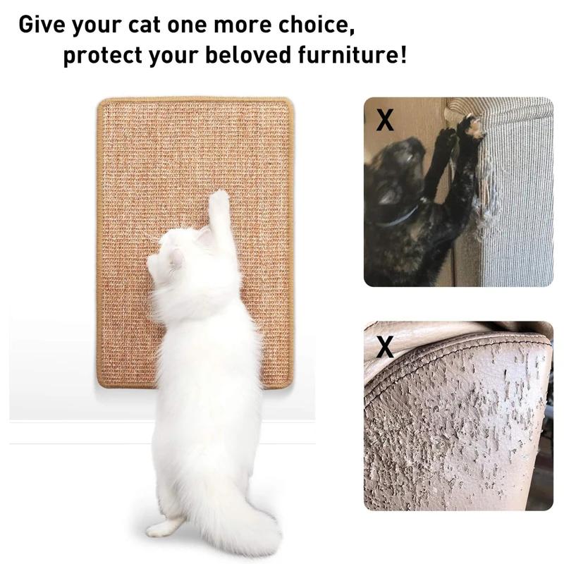 Cat Scratching Board Sisal Noflake Protection Corner Sofa Corner Scratch Resistant Pet Supplies for Exercise And Rest Scratching
