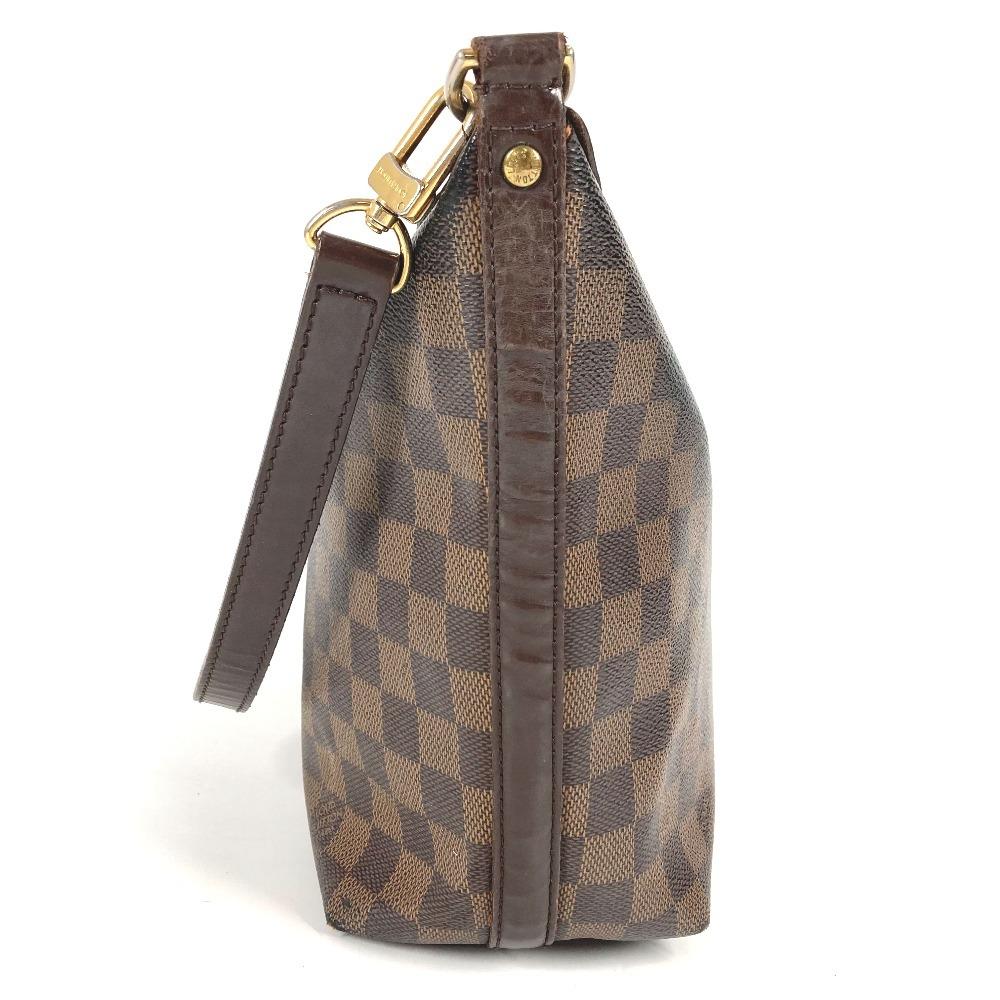 Louis Vuitton N51995 Damier Illovo MM Hand Bag Shoulder Bag Canvas Ebene Brown