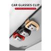 Porta Óculos de Sol para Quebra-Sol de Carro Clipe para Óculos Porta Cartão Suporte para Bilhetes Para Porsche Boxster Cayenne Panamera Macan Cayman 911 918 996 917 991