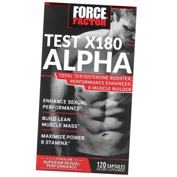 Test Booster In Capsules, Test X180 Alpha, Force Factor  60caps (08641011)
