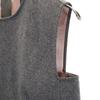 Alexander McQueen wool blend No sleeve one piece 38 gray Back zip Women Used