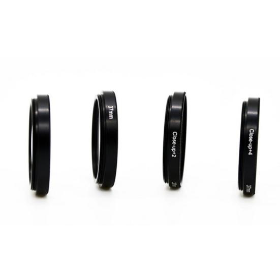 4Pcs 37-82mm +1 +2 +4 +10 Optical Glass SLR Camera Macro Lens Close-up Filters