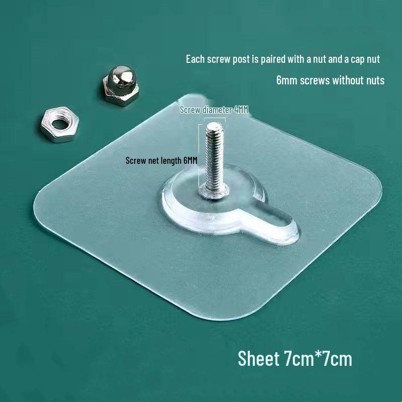 Seamless Screw-Free Adhesive Wall Hooks for Photo Frames and Storage