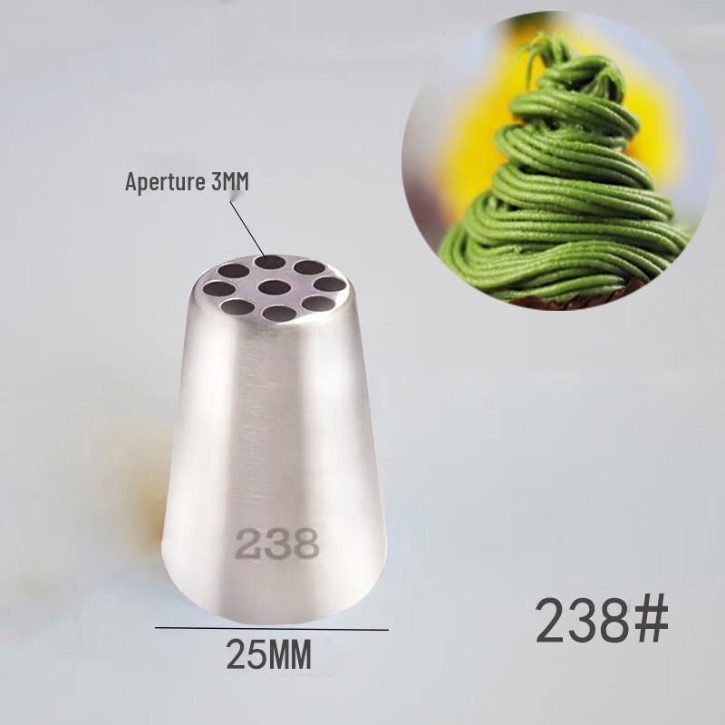 Mont Blanc, Chestnut & Line Pastry Tips