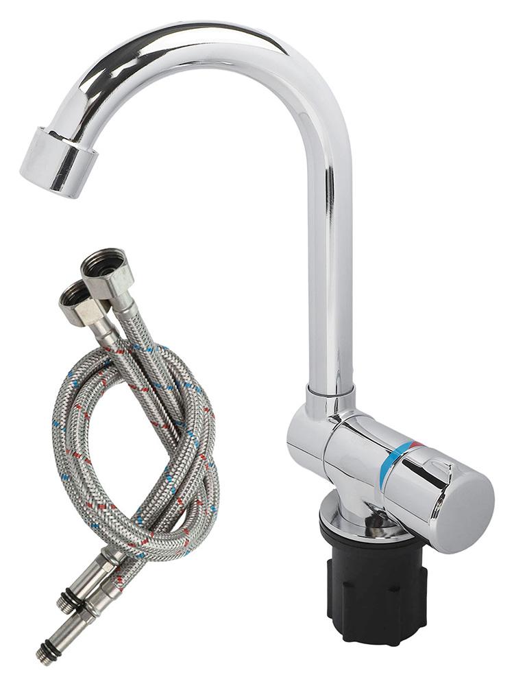 

360 Rotation Faucet Caravan Water Tap Camping 360 Rotation Chrome Plated Elegant Appearance Elegant Design For Yachts China Mainland