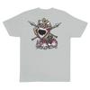 Santa Cruz Skateboards Shirt Salba Screaming Witch Doctor Ice Grey