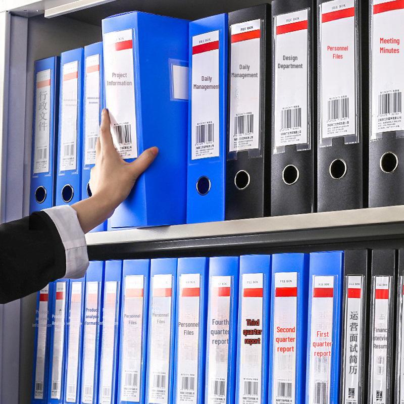 

Пластиковая папка для хранения документов и бухгалтерского учета формата А4 большой емкости 20mm Black (B-20)