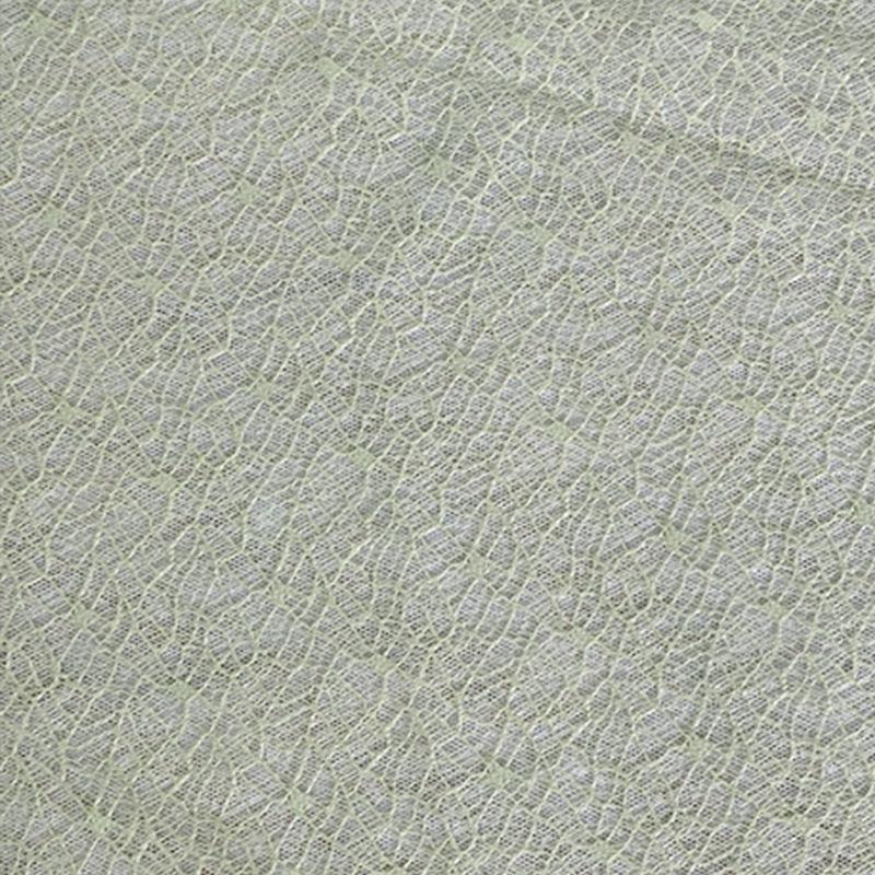 All-Polyester Non-Elastic Breathable Mesh Lace Fabric for Women's Wedding Dresses and Evening Gowns.