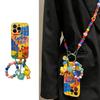 The Cute Crossbody Building Block Lanyard Is Suitable for The IPhone 16Promax Phone Case IPhone15 New Models 13 14 12 X