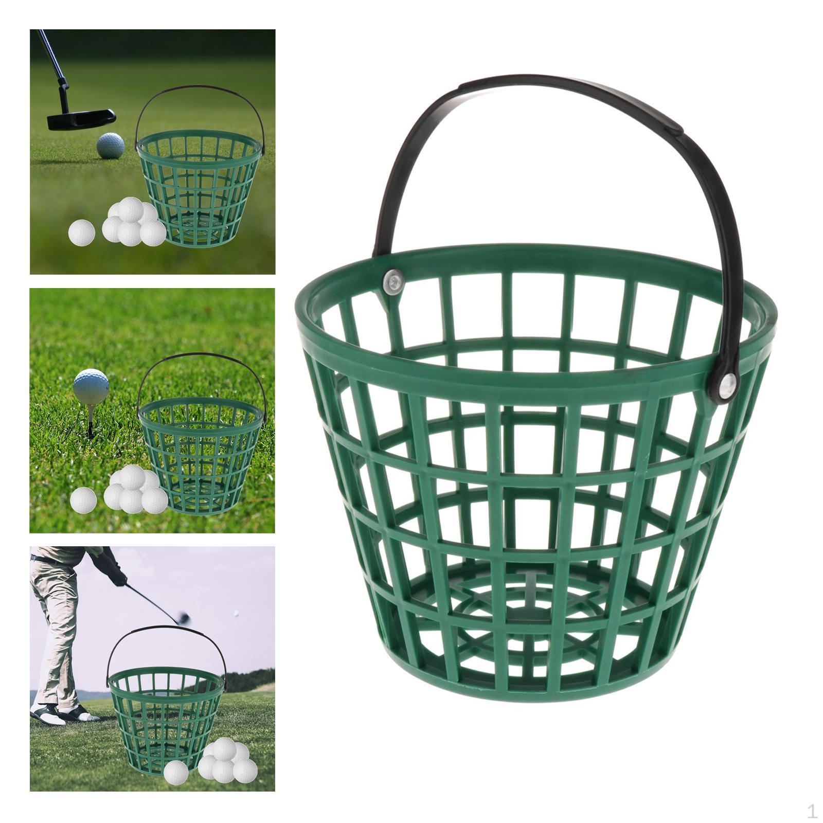 

Корзина для мячей для гольфа, органайзер для хранения ведра Holds 50 Balls_19.9x15.5cm